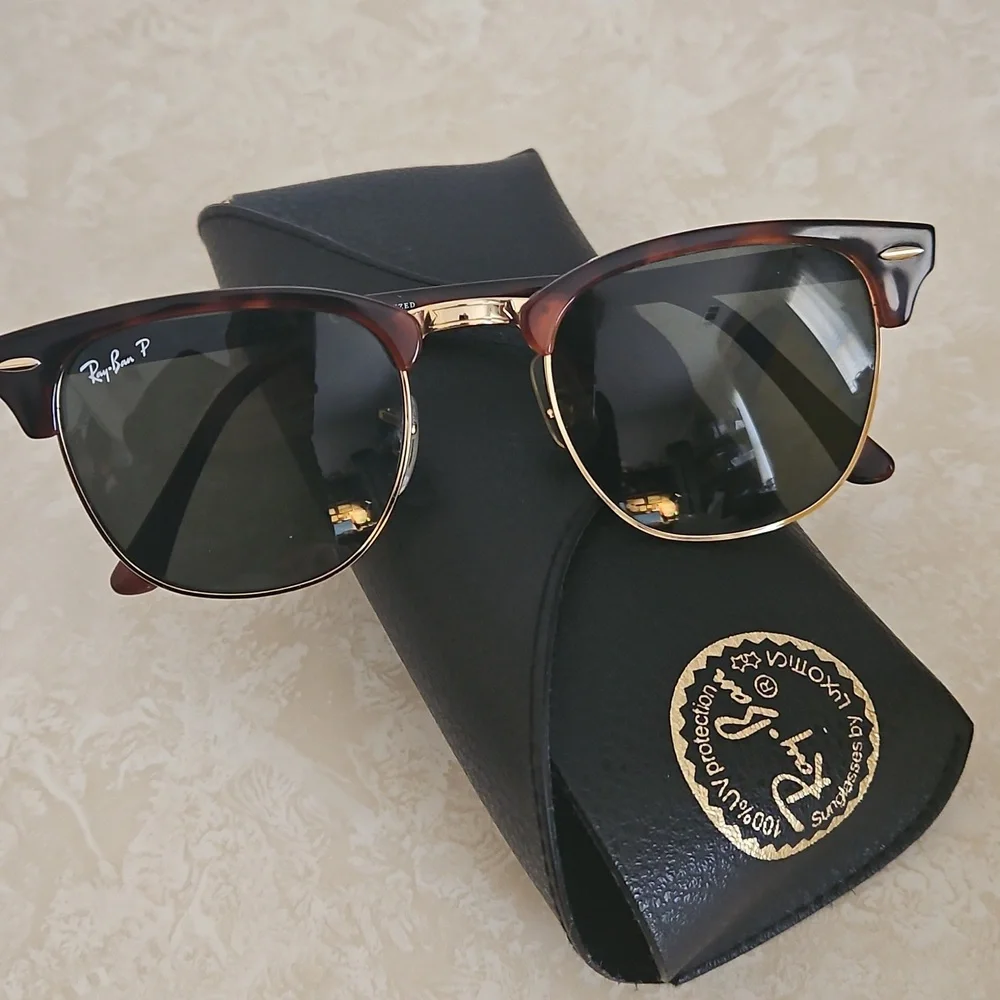 Ray-Ban P Clubmaster Polarized Sunglasses. - Picture 4 of 15
